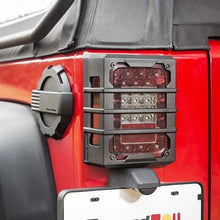 Load image into Gallery viewer, Rugged Ridge 07-18 Jeep Wrangler JK Black Elite Tail Light Guards Rugged Ridge
