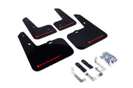 Rally Armor 12-18 Hyundai Veloster Black UR Mud Flap w/ Red Logo Mud Flaps Rally Armor   