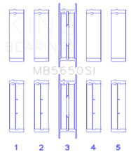 Load image into Gallery viewer, King Engine Bearings Ford 370/429/460 16B OHV Main Bearing Set - Set Of 10 King Engine Bearings
