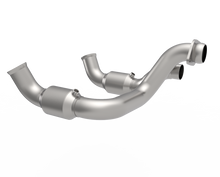 Load image into Gallery viewer, Kooks 20-22 Ford F250 7.3L V8 / Ford F350 7.3L V8 2in x 3in SS Headers w/ Green Catted Conn Kooks Headers
