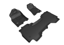 Load image into Gallery viewer, 3D Maxpider 19-24 Dodge Ram 1500 Quad Cab W/ Bucket Front Row Kagu Black R1 R2 3D MAXpider
