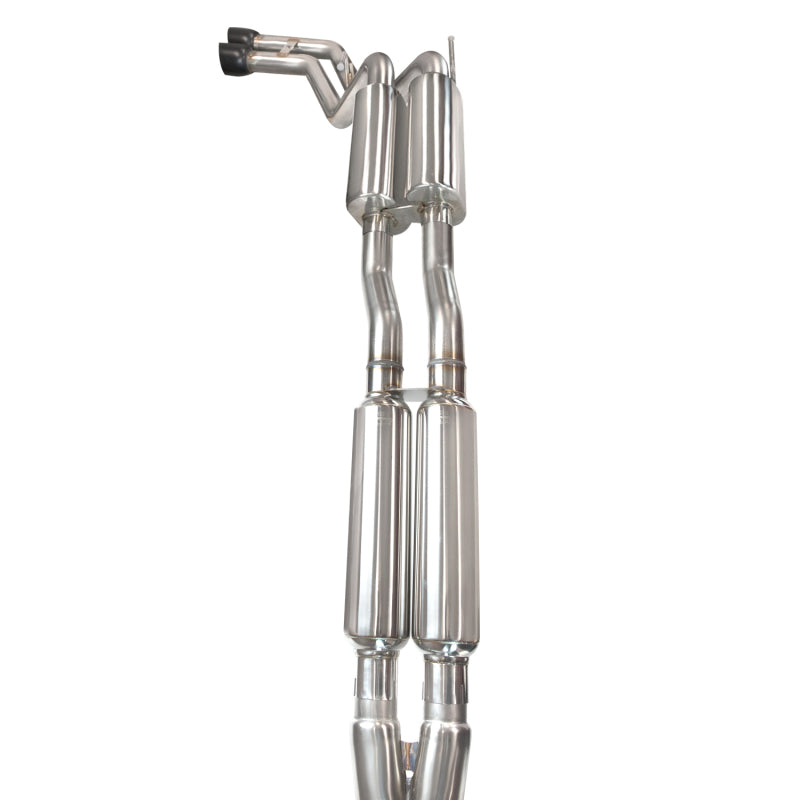 Kooks 11-14 Ford Raptor SVT Super Crew Cab 3in Off Road Side Exit Exhaust w/ Black Slash Cut Tips Catback Kooks Headers