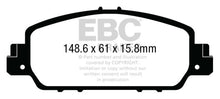 Load image into Gallery viewer, EBC 13+ Honda Accord Coupe 2.4 EX Ultimax2 Front Brake Pads Brake Pads - OE EBC   
