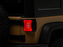 Load image into Gallery viewer, Raxiom 07-18 Jeep Wrangler JK Axial Series LED Tail Lights- Blk Housing (Smoked Lens) Tail Lights Raxiom
