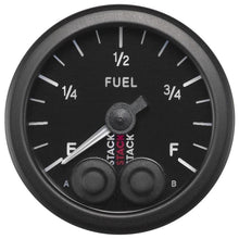 Load image into Gallery viewer, AutoMeter Gauges Autometer Stack 52mm 0-280 Ohm Programmable Pro-Control Fuel Level Gauge - Black
