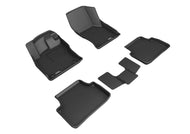 3D MAXpider 2019-2019 Volkswagen Jetta Kagu 1st & 2nd Row Floormats - Black | L1VW10101509