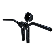 Performance Machine Round Gauge Relocation Kit - Black Ops Handlebars Performance Machine   