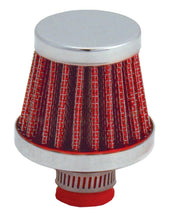 Load image into Gallery viewer, Spectre Breather Filter 10mm Flange / 2in. OD / 1-3/4in. Height - Red Engine Breather Filters Spectre
