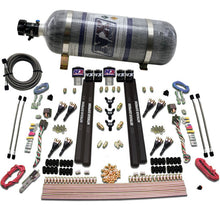 Load image into Gallery viewer, Nitrous Express SX2 Dual Stage/Gas/Rails 8 Nozzles Nitrous Kit (200-1200HP) w/Composite Bottle Nitrous Systems Nitrous Express

