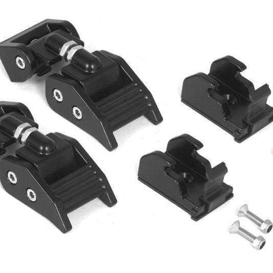 Rugged Ridge 97-06 Jeep Wrangler TJ Black Aluminum Hood Catches Rugged Ridge