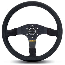 Load image into Gallery viewer, Sparco Steering Wheel 375 Suede Black | 015R375PSN
