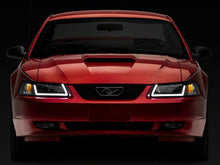 Load image into Gallery viewer, Raxiom 99-04 Ford Mustang Axial Series Headlights w/ LED Bar- Blk Housing (Clear Lens) Headlights Raxiom
