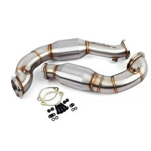 Load image into Gallery viewer, VRSF N54 Exhaust Stainless Steel Downpipe V2 For BMW 335i, 135i 2007-2010
