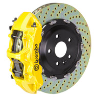 Brembo 08-14 C63 AMG (Excl. Black Series) Fr GT BBK 6 Pist Cast 380x34 2pc Rotor Drilled- Yellow | 1N1.9013A5