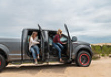 Load image into Gallery viewer, N-Fab Nerf Step 99-16 Ford F-250/350 Super Duty Crew Cab 8ft Bed - Tex. Black - Bed Access - 3in Side Steps N-Fab   
