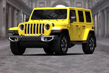 Load image into Gallery viewer, Rally Armor 18-24 Jeep JL Wrangler Black UR Mud Flap w/Red Logo Mud Flaps Rally Armor   
