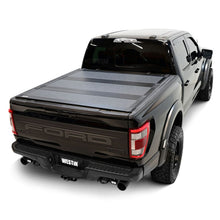 Load image into Gallery viewer, Westin 15-24 Ford F-150 5ft. 7in. Bed Hard Tri-Fold Tonneau Cover - Black Westin
