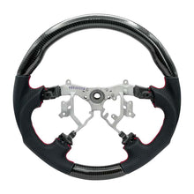 Load image into Gallery viewer, NRG 12-23 Toyota Tacoma OEM Plus Carbon Fiber Steering Wheel w/ Red Stitch &amp; Red Center Mark | RST-TA3-CRD
