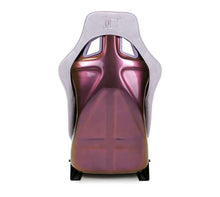 Load image into Gallery viewer, NRG FRP Bucket Seat (Medium) Prisma-Chromatic Lilac Vegan Suede w/ Chameleon Back
