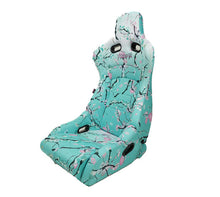 Load image into Gallery viewer, NRG Prisma Lab Reclinable Bucket Racing Seat - Pair (Blue) | RSC-710 L/R-BL
