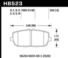 Load image into Gallery viewer, Hawk HP 06-10 Mazda Miata Mx-5 HP+ Street Rear Brake Pads Brake Pads - Performance Hawk Performance   
