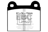 EBC 73-77 Audi Fox 1.5L Ultimax2 Front Brake Pads Brake Pads - OE EBC   