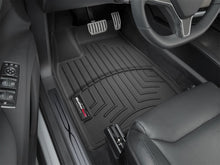 Load image into Gallery viewer, WeatherTech 2016+ Tesla Model X Front FloorLiner - Black | 448691
