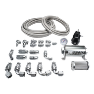 Deatschwerks X2 Series Pump Hanger -8AN Feed w/ -6AN Return PTFE Plumbing Kit for 92-00 Honda Civic DeatschWerks