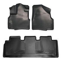 Load image into Gallery viewer, Husky Liners 11-17 Honda Odyssey Front and 2nd Seat Black Floor Liners
