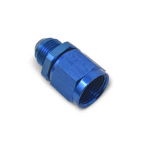 Load image into Gallery viewer, Russell Performance BLUE ANODIZED -6 TUBE COUPLING NUT W/ FLARED REDUCER TO -4 AN MALE Russell
