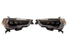 Load image into Gallery viewer, Raxiom 14-24 Toyota 4Runner CXR Series LED Headlights with Amber DRL- Black Housing- Clear Lens | TR33857

