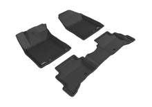 Load image into Gallery viewer, 3D MAXpider ACEL1HY07801509 3D MAXpider 2017-2019 Hyundai Ioniq Hybrid/Ioniq Plug-in Kagu 1st &amp; 2nd Row Floormats - Black

