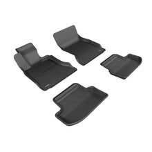 Load image into Gallery viewer, 3D MAXpider Floor Mats - Rubber 3D MAXpider 2015-2020 BMW 5 Series F10 Kagu 1st &amp; 2nd Row Floormats - Black
