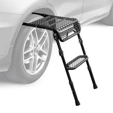 Load image into Gallery viewer, 3D MAXpider Floor Mats - Rubber 3D MAXpider 3D Modular Tire Step - Black (Fits up to 30in Tires)
