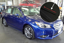 Load image into Gallery viewer, Rally Armor 15-19 Subaru Legacy Black UR Mud Flap w/ Silver Logo Mud Flaps Rally Armor   
