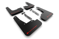 Rally Armor 22-23 Hyundai Elantra N & N Line Black UR Mud Flap w/Red Logo Mud Flaps Rally Armor   