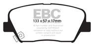 EBC 12+ Hyundai Azera 3.3 Ultimax2 Front Brake Pads Brake Pads - OE EBC   
