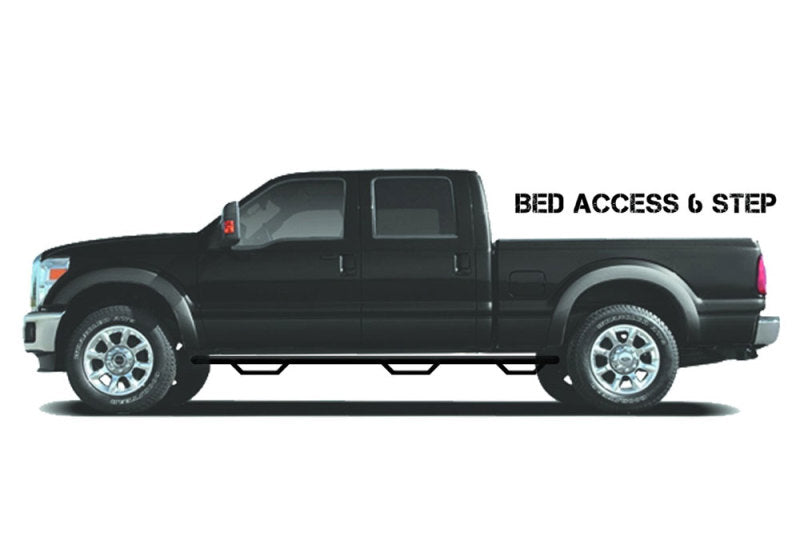 N-Fab Nerf Step 10-17 Dodge Ram 2500/3500 Mega Cab 6.4ft Bed - Gloss Black - Bed Access - 3in Side Steps N-Fab   