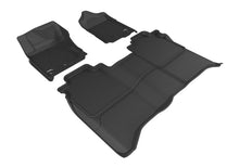 Load image into Gallery viewer, 3D Maxpider 16-24 Nissan Titan Crew Cab Kagu Black R1 R2 (Without Storage Box) Floor Mats - Rubber 3D MAXpider   
