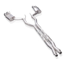 Load image into Gallery viewer, Stainless Works 18-21 Ford Mustang GT 3in Legend Series Catback X-Pipe w/Quad Tips w/o Active Valves
