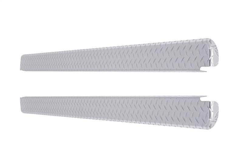 Deezee 80-97 Ford F-Series Bed Cap Wrap Brite-Tread Aluminum 8Ft Bed Truck Bed Rail Protectors Dee Zee
