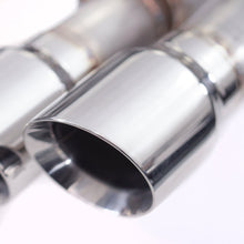 Load image into Gallery viewer, Stainless Works 18-21 Ford Mustang GT 3in Legend Series Catback X-Pipe w/Quad Tips w/o Active Valves
