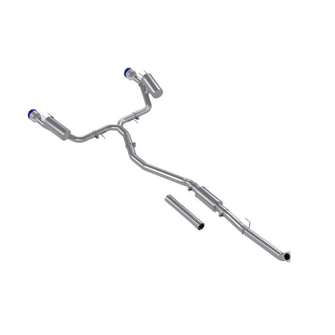 MBRP 22-24 Honda Civic SI 1.5L T304 SS 3in Cat-Back Exhaust 2.5in Dual Split Rear w/ Burnt End Tips Catback MBRP   