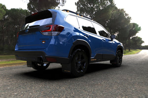 Rally Armor 2022 Subaru Forester (Incl. Wilderness) Black UR Mud Flap w/ Blue Logo Mud Flaps Rally Armor   