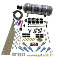 Load image into Gallery viewer, Nitrous Express 8 Cyl Shark Direct Port 4 Solenoids Nitrous Kit (200-600HP) w/Composite Bottle Nitrous Systems Nitrous Express
