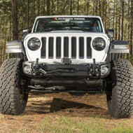 Rugged Ridge Arcus Front Bumper Set W/Tray & Hooks 18-20 Jeep Wrangler JL/JT Rugged Ridge