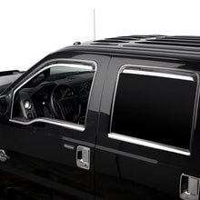Load image into Gallery viewer, Putco 17-20 Ford SuperDuty - Crew Cab (Set of 4) Element Chrome Window Visors Wind Deflectors Putco
