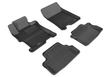 Load image into Gallery viewer, 3D MAXpider 2008-2012 Honda Accord Coupe Kagu 1st &amp; 2nd Row Floormats - Black | L1HD05901509
