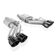 Stainless Works 22-25 Cadillac CT5-V Blackwing Axleback Exhaust - Black Chrome Tips | CT5V22AB-BC