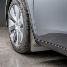 Load image into Gallery viewer, WeatherTech 20-24 Tesla Model Y No Drill Front MudFlaps - Black WeatherTech
